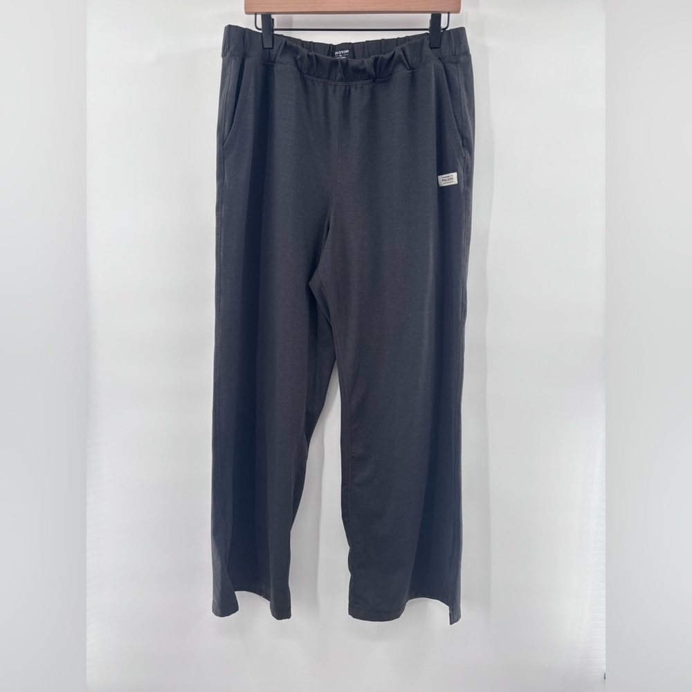 Peloton Dreamblend Wide Leg Pants In Charcoal Grey Size XL